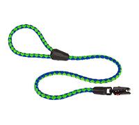 Ferplast Guinzaglio per Cani Guinzaglio per Cani in Nylon Intrecciato TWIST MATIC G18/110, con Moschettone Magnetico Automatico