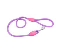 Ferplast Guinzaglio per Cani SPORT, in Cordino di Nylon con Moschettone in Metallo, Impugnatura per Controllo Sicuro, Lunghezza 120 cm, Spessore 13 mm, Viola