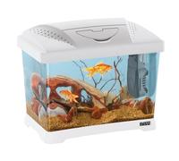 Ferplast Hydor Acquario in Plastica CAPRI JUNIOR, Capacità 21 L, Lampada e Filtro Interno, Bianco, 41 x 26,5 x h 34 cm