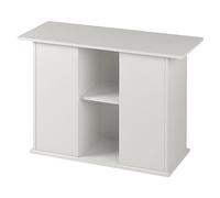 Ferplast Hydor Supporto Acquario, Mobile per Acquario, Resistente all'Umidità, Struttura Solida con Ante e Ripiani Integrati, Piedini Regolabili, 121 x 41 x h 73 cm, in Legno Bianco