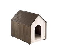 Ferplast KOYA Casetta per Cani in Legno FSC - Tetto Apribile, Spiovente, Trattamento Resina Impermeabile & Anti-UV - Griglia Aerazione - Piedi Isolanti - Porta Rifinita - S, 44 x 57,5 x h 56 cm