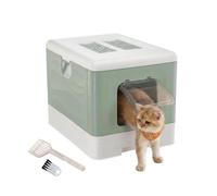 Ferplast Lettiera Gatto Chiusa Antiodore Antisporco Facile da Pulire, Verde