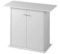 Ferplast Mobile supporto per acquario STAND DUBAI 80 con ante e ripiano, Piedini regolabili, Piano resistente all'acqua, 81 x 36 x h 73 cm, Legno Bianco