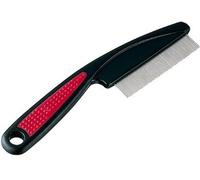 Ferplast GRO 5838 Pettine Antipulci con Manico in Plastica - Ideale per Cani e Gatti a Pelo Corto/Medio - Denti Arrotondati - Misura 15×1×4 cm