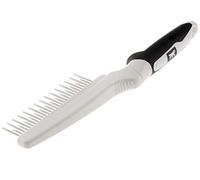 Ferplast Pettine con Denti Rotanti in Metallo Cromato GRO 5757 PREMIUM, per Cani e Gatti a pelo medio e lungo
