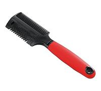 Ferplast Pettine con Rasoio per Cani Lama Integrata, Doppia Funzione, Denti in Plastica in due Misure, Manico Antiscivolo