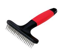 Ferplast Pettine per Cani e Gatti 2 in 1 Pelo Medio e Lungo, Denti Rotanti Arrot