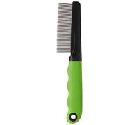 Ferplast Pettine per Cani e Gatti Pelo Medio e Lungo, Denti Cromati Arrotondati, Manico Antiscivolo