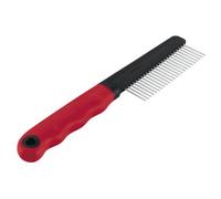 Ferplast Pettine per Cani e Gatti Pelo Medio e Lungo, Denti Cromati Arrotondati, Manico Antiscivolo ed Ergonomico