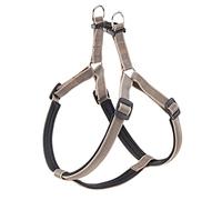 Ferplast Pettorina Cane DAYTONA DELUXE, Pettorina Cane in Nylon Taglia Grande, Imbottita, Regolabile, Riflettente. Marrone-Nero