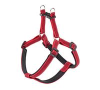 Ferplast Pettorina Cane DAYTONA DELUXE, Pettorina Cane in Nylon Taglia Media/Grande, Imbottita, Regolabile, Riflettente. Rosso-Nero