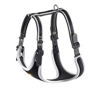 Ferplast Pettorina Cane Taglia Grande ERGOCOMFORT Extra Large, Pettorina Regolabile per Cane, Comoda, Imbottita, Chiusura a Doppia Microregolazione, Sgancio Rapido, Argento