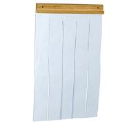 Ferplast Porta per cuccia cani modello DOMUS LARGE, BAITA 80 e CANADA 4, Portina per cucce da esterno, Pvc trasparente antipioggia, vento, freddo, 32 x 52 cm