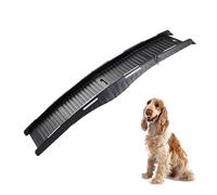 Ferplast Rampa per Cani Auto, Pieghevole, Antiscivolo, Maniglia, Riflettente, Pedana per Cani Auto fino a 50 kg, L 152 x P 40 cm