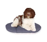 Ferplast Relax Cuscino per Cani e Gatti, Cuccia Cani imbottita peluche , Materassino Letto Cani Medio Grande lavabile in lavatrice, 78 x 50 x 8 cm