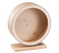Ferplast Ruota Criceto, Accessorio Gabbia per Criceti, Ruota Silenziosa con Antiscivolo, Accessori Criceto, Topo, 12,8 x h 28 cm ARCADE WHEEL diametro 25 cm, Ruota Gioco Legno per Criceti Topi