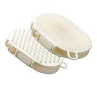 Ferplast Spazzola Guanto Doppio per Cani e Gatti - Pelo Corto - in Gomma Morbida - Ideale Durante o Dopo il Bagno - Impugnatura Ergonomica Morbida - Nero