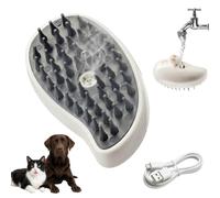 Ferplast Spazzola per Cani e Gatti Antistatica con Nebulizzazione - Riduce i Peli in Casa, Massaggiante e Delicata, Ricaricabile USB