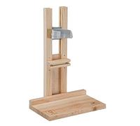 Ferplast Supporto in Legno per Bottiglia Acqua per Conigli 300 cc e 600 cc, Porcellino d'India, Cavie