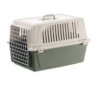 Ferplast Trasportino Rigido per Cani Piccola Taglia e Gatti Atlas 30 El, Box per Trasporto di Animali, Plastica Robusta, Porta in Acciaio Plasticato, Griglie per L'Aerazione, 40 X 60 X 38 cm Bordeaux