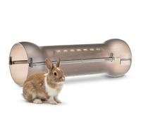 Ferplast Tunnel per Conigli METRO', Porcellini d’India e Furetti, Sistema Snodabile collegabile con Connessione Universale METRO' JUNCTION da acquistare separatamente, Ø29×78.5 cm, Marrone