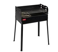 Ferraboli Barbecue a Carbonella e Legna Griglia grande 58x37 cm Doppio Braciere