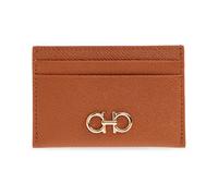 Ferragamo, ,Accessories ,Donna ,Marrone ,ONE SIZE Portacarte in pelle