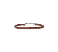 Ferragamo - Braccialetto intrecciato - - Accessories - Uomo - Marrone - ONE SIZE
