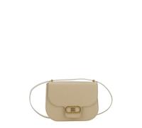 Ferragamo - Double Gancini Crossbody Flap Bag - - Bags - Donna - Beige - ONE SIZE