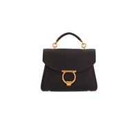 Ferragamo - Borsa a Mano con Ornamento Gancini - - Bags - Donna - Nero - ONE SIZE