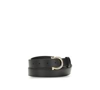 Ferragamo Black Calf Leather Bos Taurus Regular Belt - 85 cm / 34 Inches