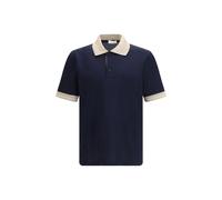 Ferragamo Blue Cotton Polo Shirt - XL