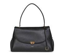 Ferragamo - Borsa a spalla con chiusura Gancini in pelle - - Bags - Donna - Nero - ONE SIZE