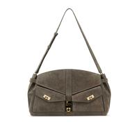 Ferragamo - Borsa a spalla in camoscio grigio - - Bags - Donna - Grigio - ONE SIZE