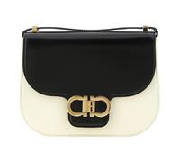 Ferragamo - Borsa a tracolla Double Gancini North-South (Xs) - - Bags - Donna - Nero - ONE SIZE