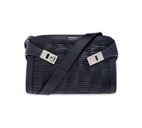 Ferragamo - Borsa a tracolla Hug intrecciata - - Bags - Uomo - Blu - ONE SIZE
