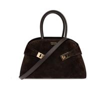 Ferragamo - Borsa Hug in Camoscio - - Bags - Donna - Marrone - ONE SIZE