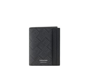 Ferragamo - Bos Taurus Wallet - - Accessories - Uomo - Nero - ONE SIZE