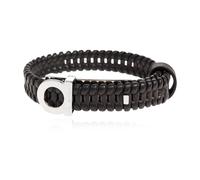 Ferragamo - Bracciale Binario in Pelle - - Accessories - Uomo - Marrone - ONE SIZE