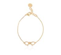 Ferragamo - Bracciale con Pendente e Cristalli Scintillanti - - Accessories - Donna - Giallo - ONE SIZE