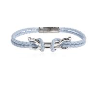 Ferragamo - Bracciale in Pelle - - Accessories - Uomo - Blu - S