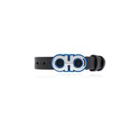 Ferragamo - Bracciale in pelle - - Accessories - Uomo - Nero - ONE SIZE