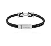 Ferragamo - Bracciale Tessuto Gancini - - Accessories - Uomo - Nero - M