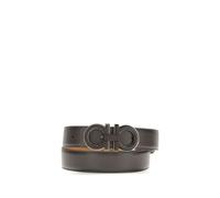 Ferragamo Brown Calf Leather Bos Taurus Regular Belt - 100 cm / 40 Inches