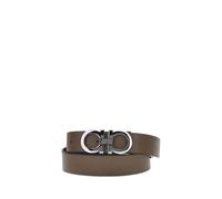 Ferragamo Brown Calf Leather Bos Taurus Regular Belt - 105 cm / 42 Inches