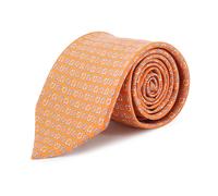 Ferragamo - Capitano Print Silk Tie - - Accessories - Uomo - Arancione - ONE SIZE