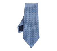 Ferragamo - Carato Silk Tie - - Accessories - Uomo - Blu - ONE SIZE