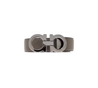 Ferragamo - Cintura a doppia faccia - -Accessories -Uomo -Grigio -100 CM