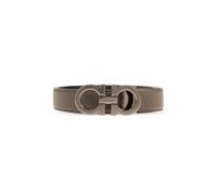 Ferragamo - Cintura a doppia faccia - - Accessories - Uomo - Grigio - 85 CM
