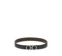 Ferragamo - Double Adjus Belt - - Accessories - Uomo - Nero - 105 CM